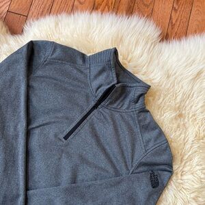 The North Face Gray Quarter-Zip Pullover